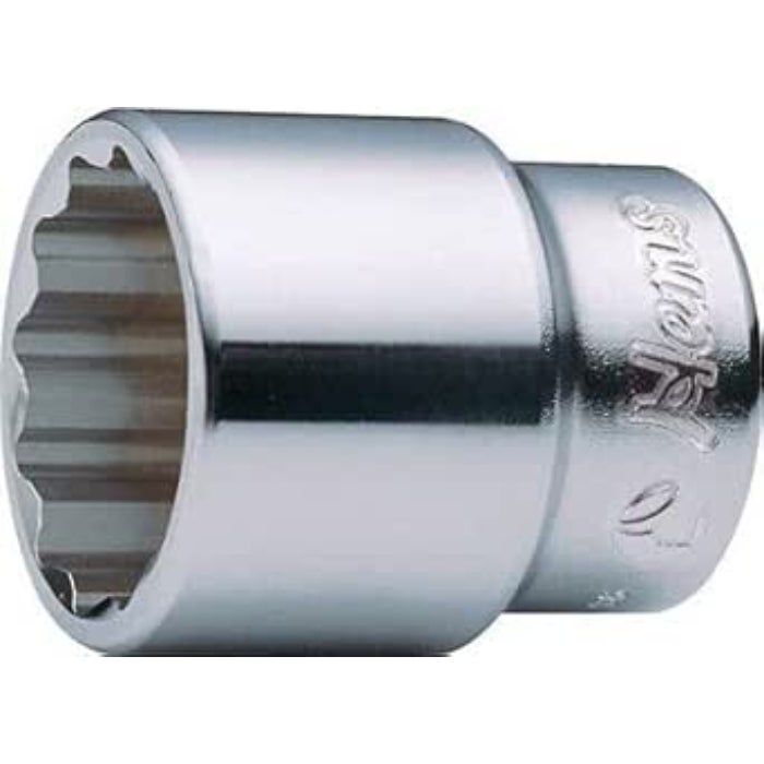 Hans 38mm Chrome Serrated Socket 3/4" – Code 6402M38